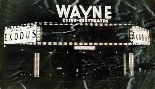 Wayne Drive-In Theatre - Marquee And Entrance From F Ryan